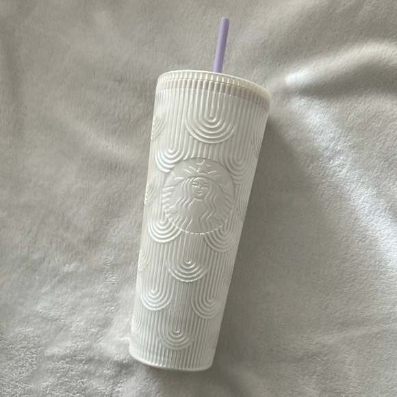 Starbucks Accessories - Starbucks Pearl White 24 oz Tumbler 🤍​​